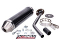 Tobă eșapament Giannelli aspect carbon pentru Rieju, Motorhispania și alte modele 50cc (AM6)
