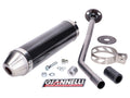 Tobă eșapament Giannelli aspect carbon pentru Derbi Senda, Gilera SMT, Aprilia RX 50 și alte modele