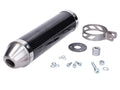 Tobă eșapament Giannelli aspect carbon pentru Derbi, Aprilia, Gilera 50cc