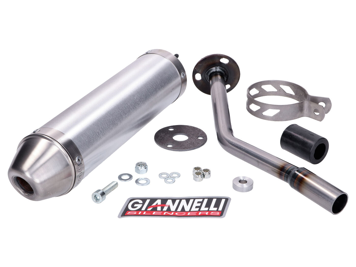 Tobă finală Giannelli aluminiu pentru Beta RR 50 Enduro, RR 50 Enduro Racing, RR 50 Enduro STD 05-11 (AM6)