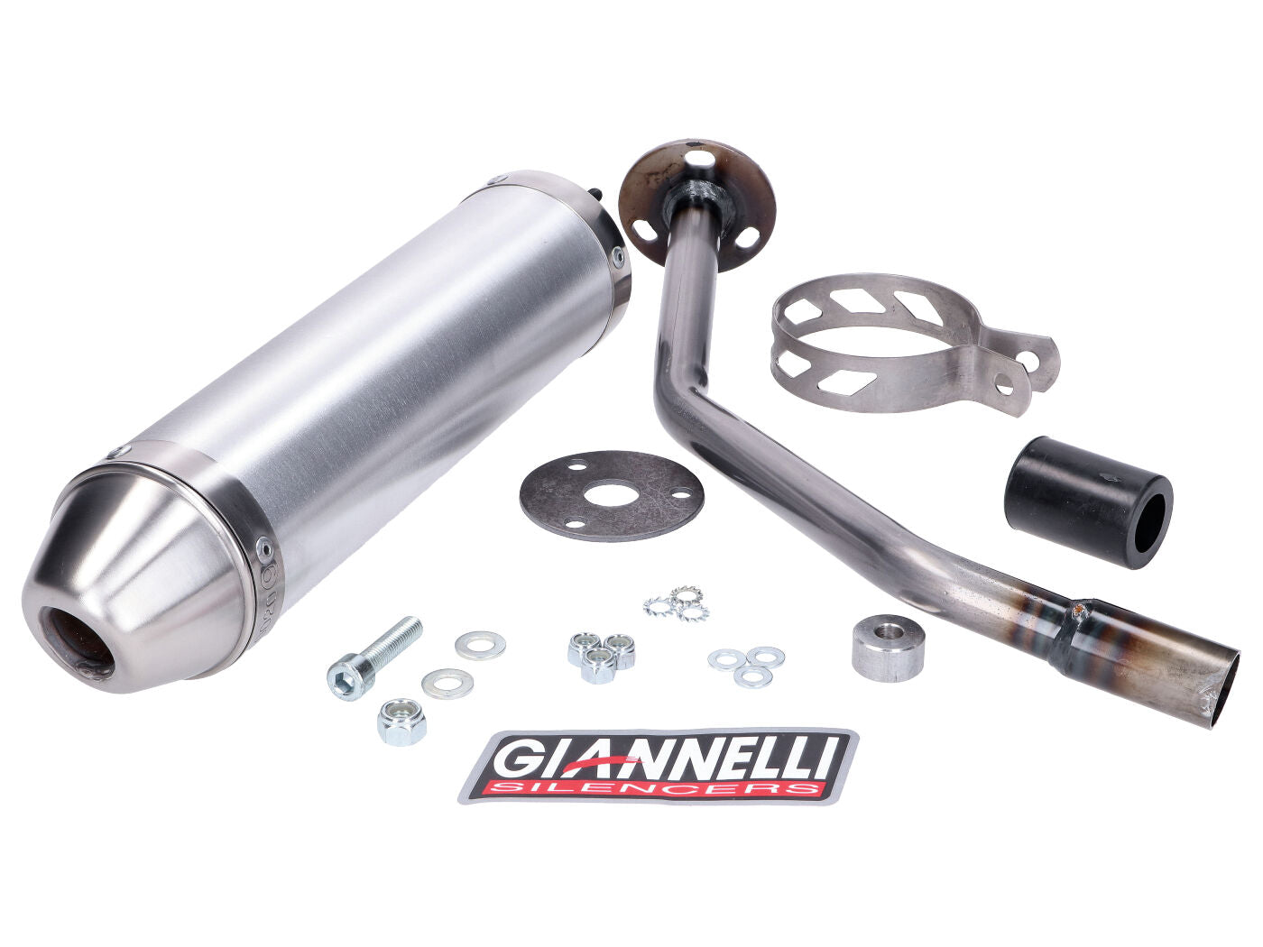 Tobă finală Giannelli aluminiu pentru Beta RR 50 Enduro, RR 50 Motard, RR 50 Racing și alte modele