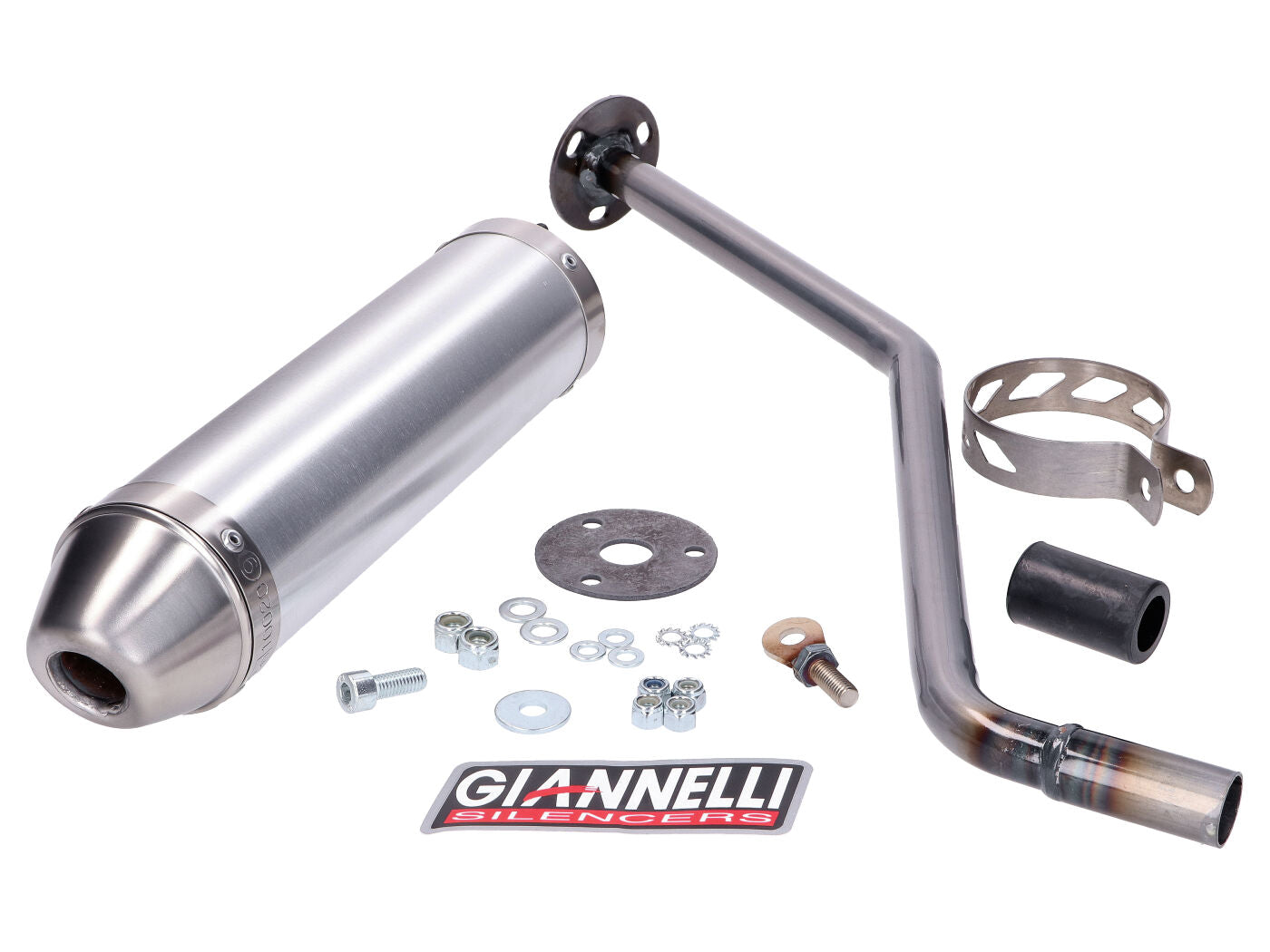 Tобă de eșapament Giannelli aluminiu pentru KSR Moto TR 50 SM, TR 50 X, Ride MRS 50, MRX 50 și alte modele