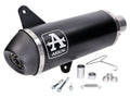Tобă de eșapament Arrow Urban aluminiu negru pentru Vespa GTS 300 ie HPE 4V ABS Euro5 2020-