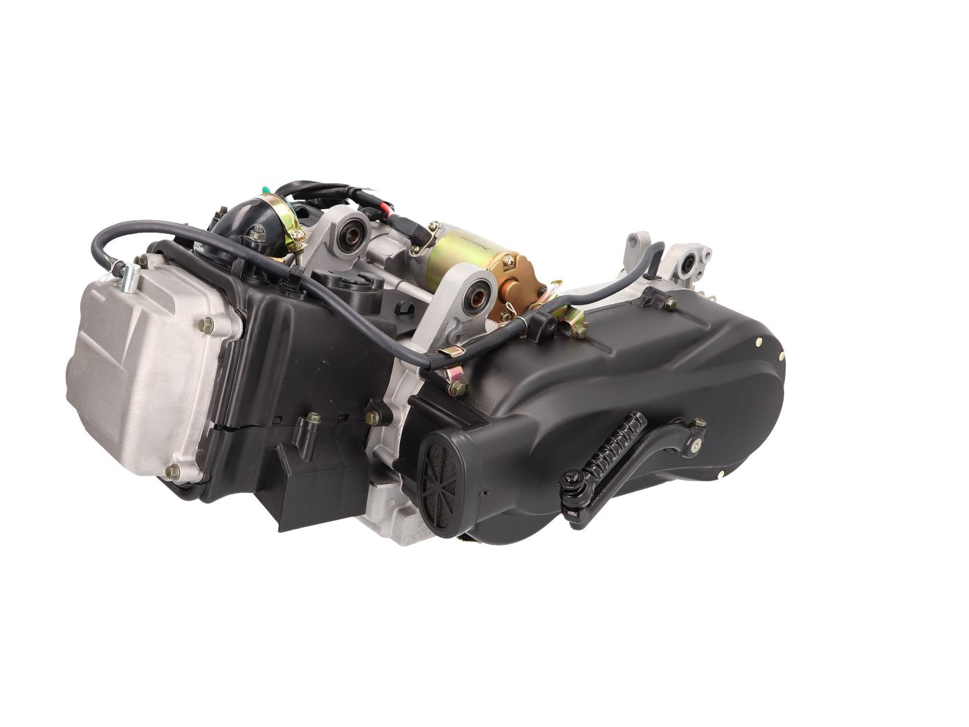 Motor complet 101 Octane 125cc GY6 152QMI cu curea 743mm pentru frână tambur spate pentru Flex Tech, Baotian, Znen, REX, Adly și alte modele