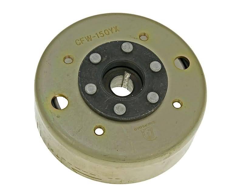 Rotor alternator 101 Octane pentru stator cu 8 bobine GY6 125, 150cc Znen, SYM, Baotian, Flex Tech și alte mărci
