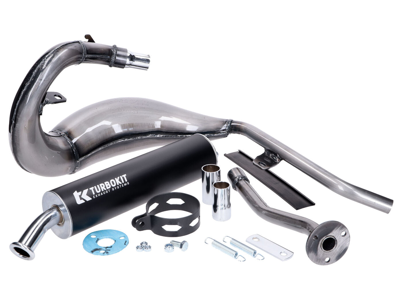 Eșapament înlocuire moped Turbo Kit Bufanda R vopsit / aluminiu pentru Beta RR 50 Enduro, RR 50 Motard 2021- Euro5