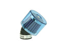 Filtru de aer tuning 101 Octane Air-System plasă metalică 35mm 45° racord carburator scut albastru universal