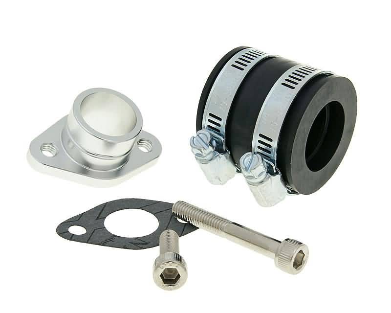 Kit montaj carburator 101 Octane 23/24mm racord prin inserție și bride pentru Peugeot, Kymco, Hercules, SYM și alte mărci