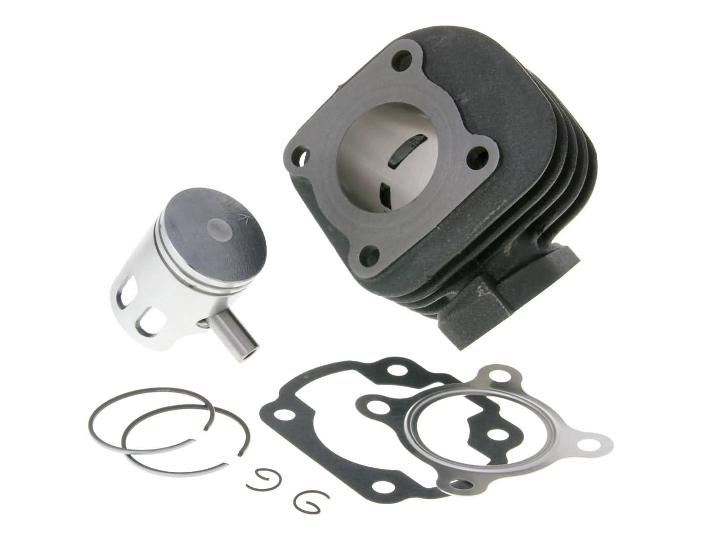 Kit Cilindru 101 Octane 50cc ax piston 10mm pentru Yamaha, Adly, MBK, Aprilia, Malaguti și alte modele Minarelli orizontal AC