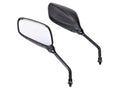 Set oglinzi 101 Octane rombice M8 negru, dreapta cu filet dreapta, universal