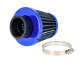 Filtru de aer sport 101 Octane Power 35mm conexiune carburator albastru universal
