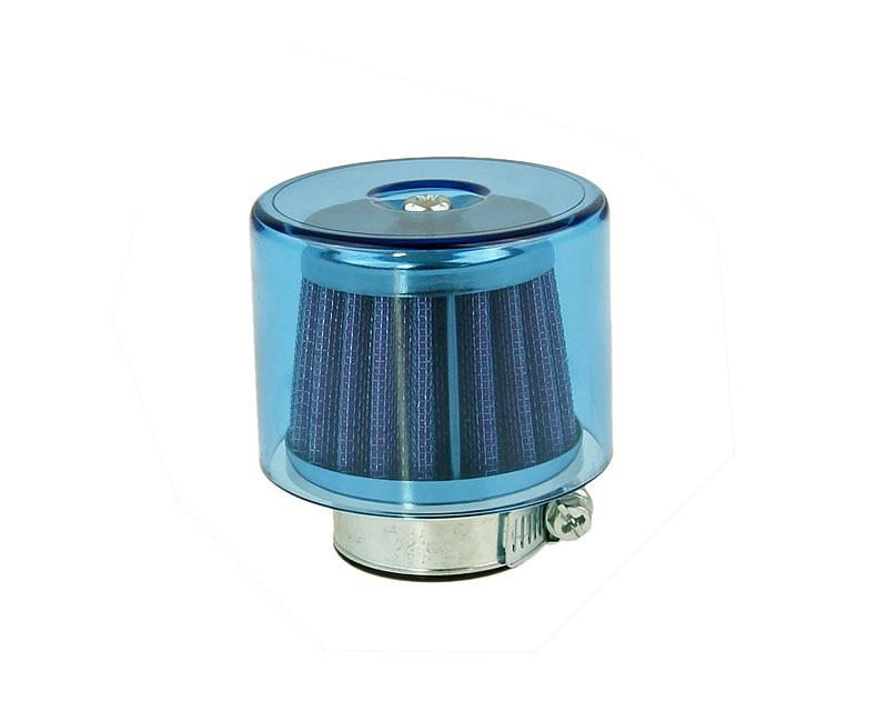 Filtru de aer tuning 101 Octane Air-System plasă metalică 35mm drept scut albastru universal