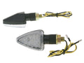 Set semnalizatoare 101 Octane LED Mini filet M10 negru, versiune scurtă, universal