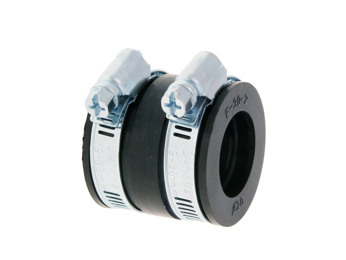 Racord Admisie 101 Octane din Cauciuc cu Coliere pentru Carburator Flanșă 20mm Universal
