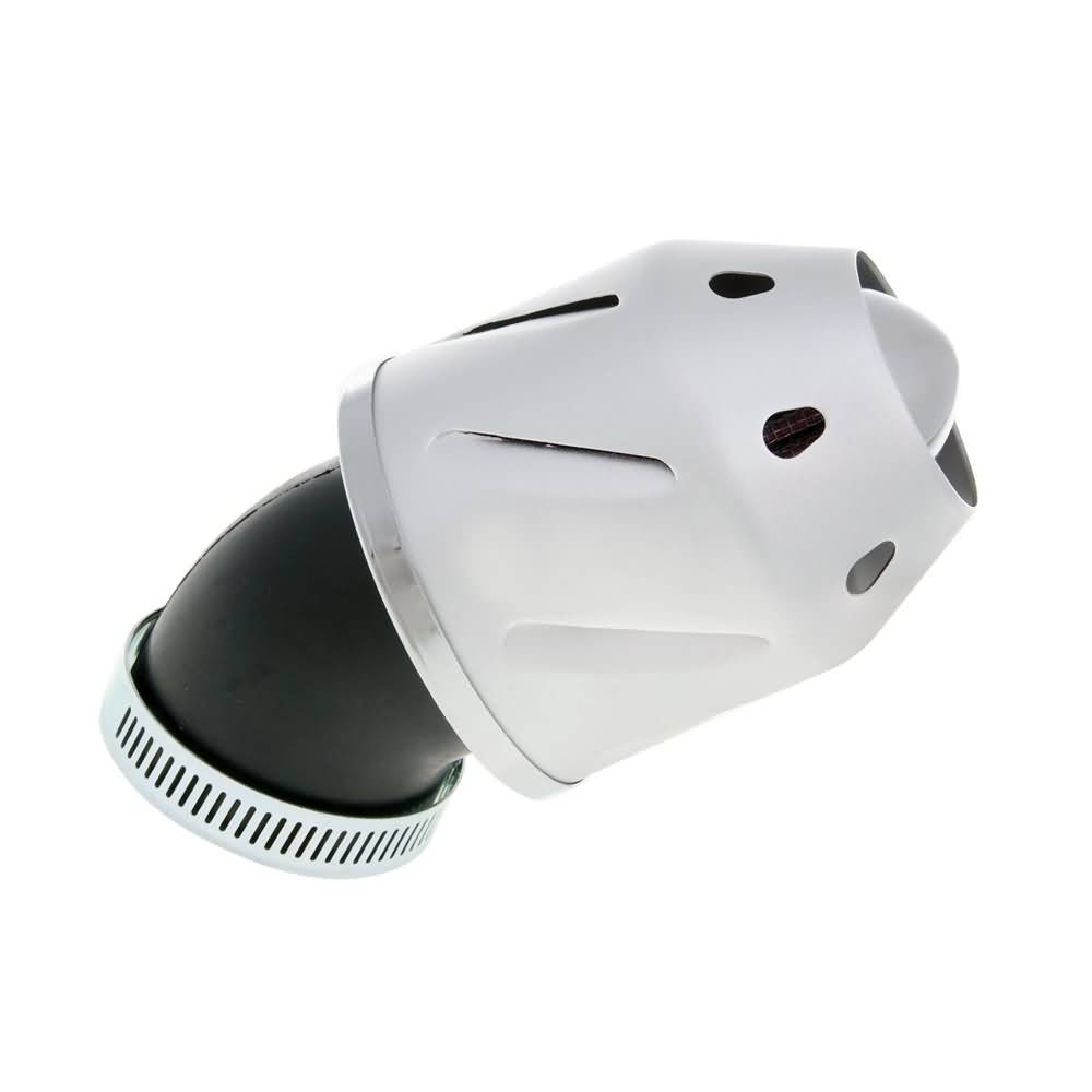 Filtru de aer tuning 101 Octane Grenade argintiu angular 42mm universal