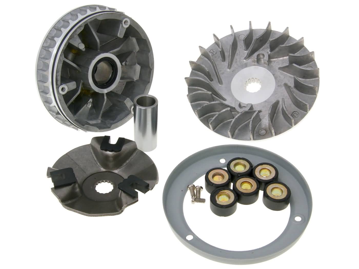 Kit Variator 101 Octane cu curea pentru Yamaha X-Max, Majesty, Teos, MBK Skyliner, Doodo și alte modele 125cc