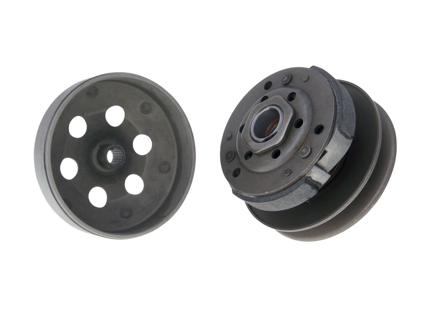 Kit variator cu clopot ambreiaj 107mm 101 Octane pentru Peugeot, Kymco, Baotian, Flex Tech, SYM și alte mărci
