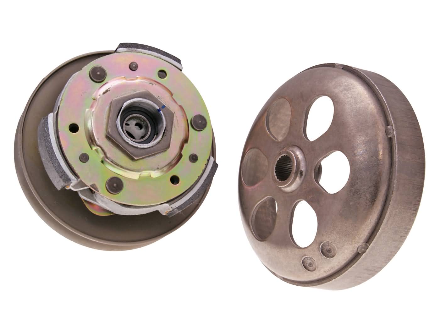 Kit convertor cu clopot ambreiaj 101 Octane d=134mm pentru Piaggio, Vespa Modern, Gilera, Aprilia, Derbi și alte mărci