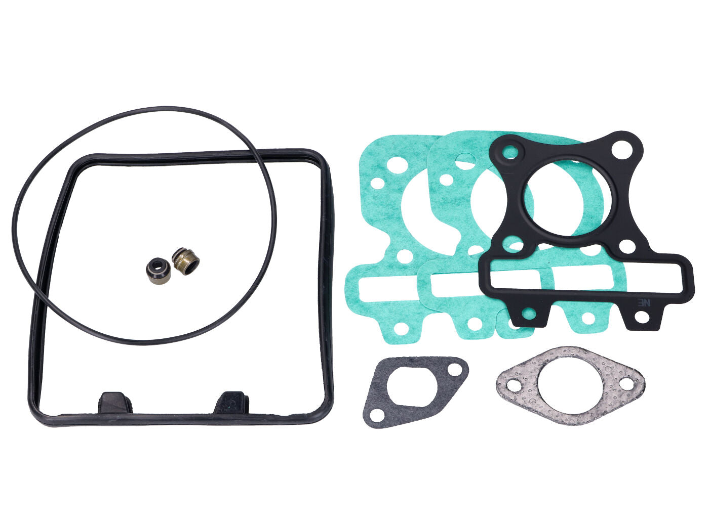 Set garnituri cilindru 101 Octane pentru Piaggio, Vespa Modern, Aprilia, Derbi și alte mărci 50cc 4T 2V