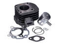 Kit Cilindru 101 Octane 50cc Ax Piston 10mm Admisie Înclinată pentru Yamaha, Adly, MBK, Aprilia, Malaguti și alte mărci