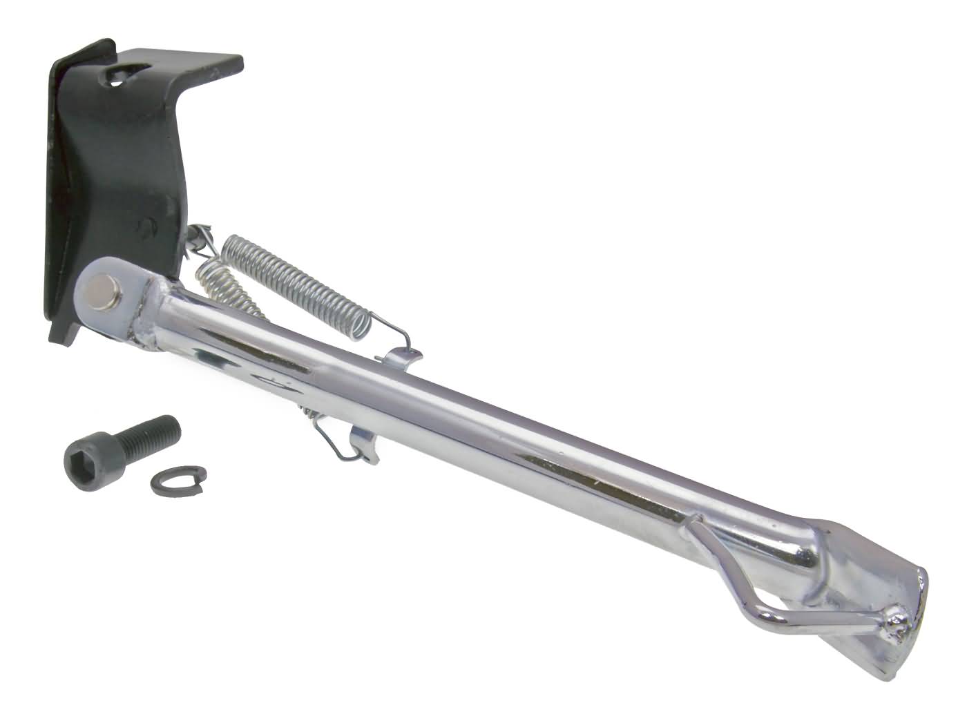 Cric lateral cromat 101 Octane pentru Yamaha Aerox, MBK Nitro, Adly AirTec și alte modele