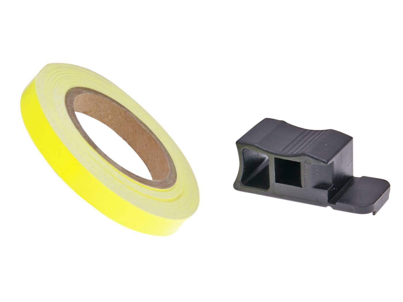 Bandă adezivă jantă 101 Octane 7mm galben neon 600cm universal
