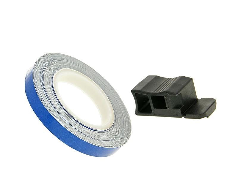 Bandă Decorativă Jantă 101 Octane 7mm Albastră 600cm universal