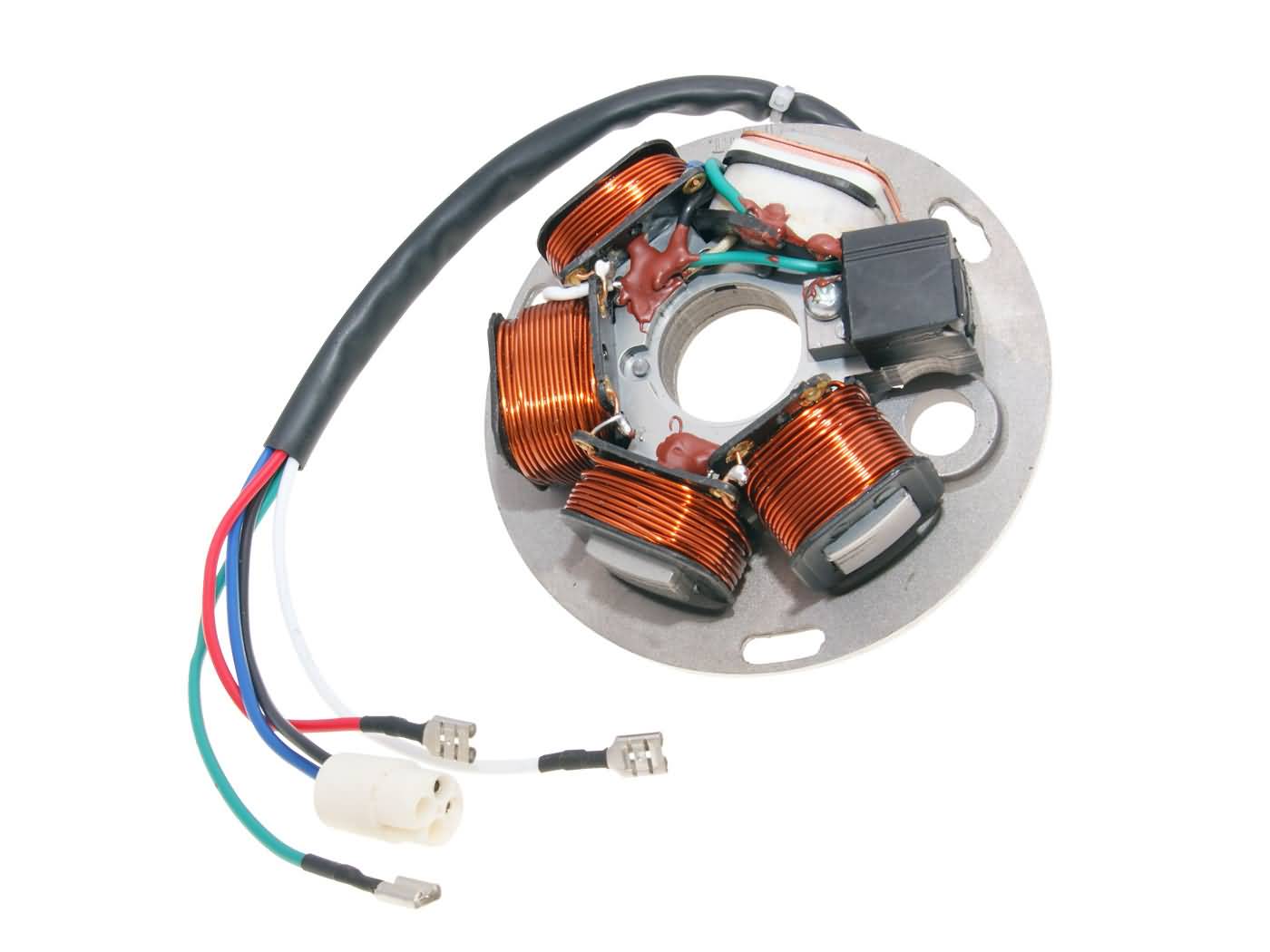 Stator Alternator 101 Octane 5 pini pentru Vespa Classic PX 125, PX 150, PX 200, P200 E și alte modele