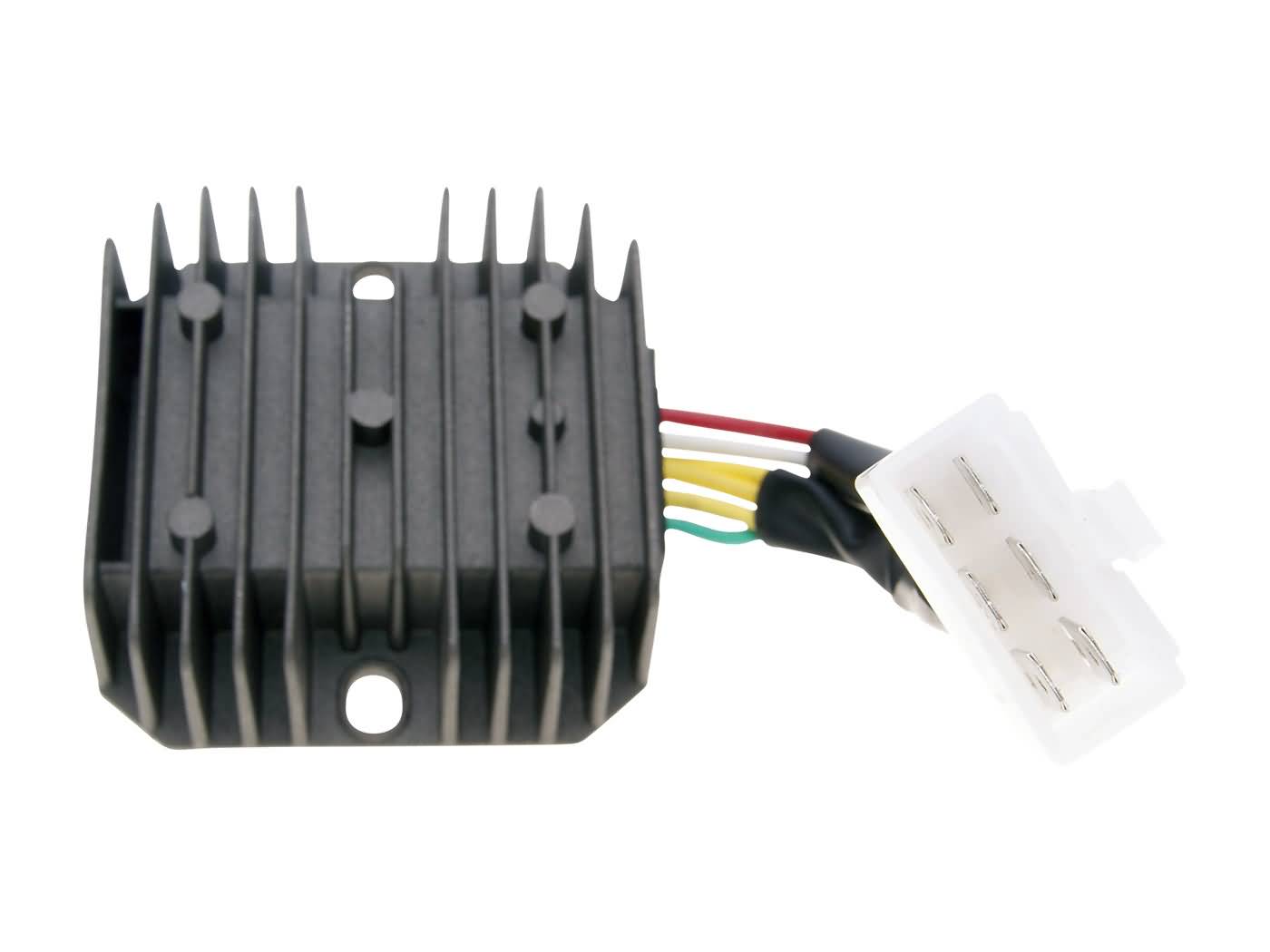 Regulator / Redresor 101 Octane 6 pini cu cablu pentru GY6 50-150cc Znen, Baotian, Flex Tech și alte mărci
