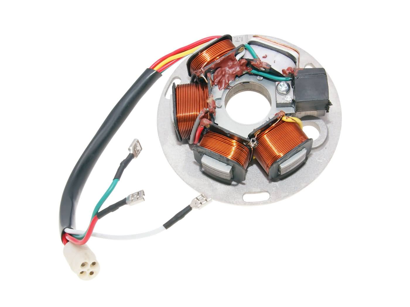 Stator Alternator 101 Octane 7 pini pentru Vespa Classic PX 125, PX 150, PX 200, P200 E și alte modele