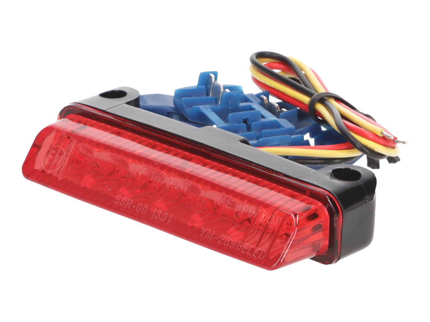 Stop spate 101 Octane LED roșu 78x16mm universal