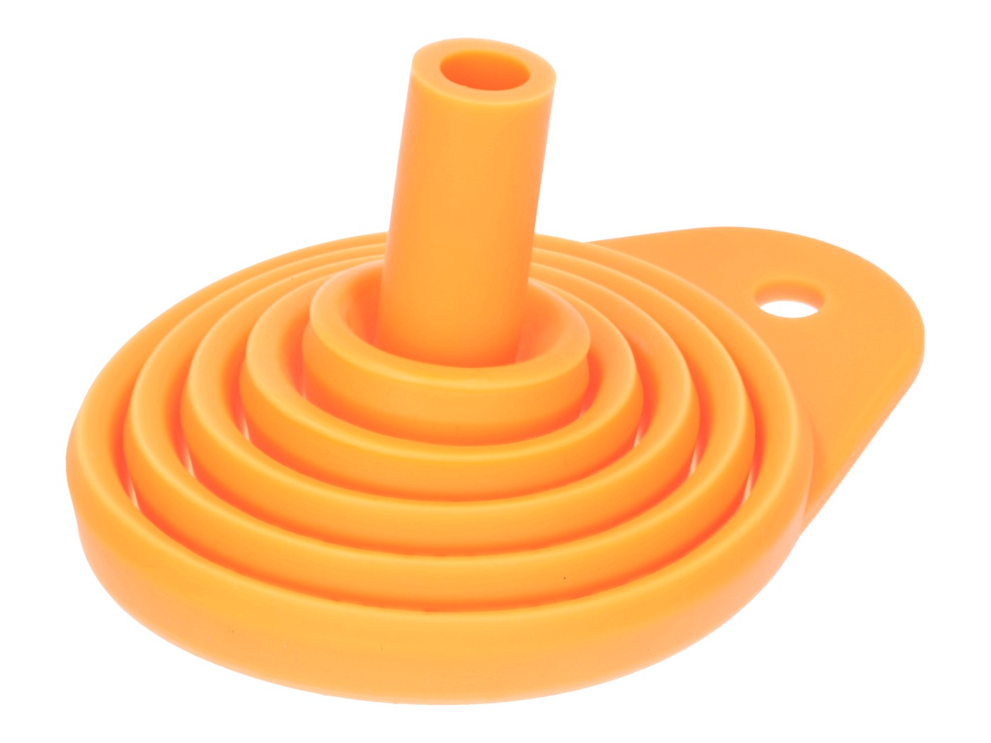 Pâlnie silicon 101 Octane pliabilă portocalie universal