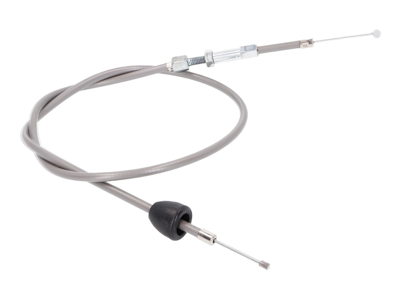 Cablu șoc 101 Octane gri-argintiu cu șurub de reglaj pentru Simson KR51/1 Schwalbe (-1975)