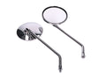 Set Oglinzi 101 Octane M8 Cromate Rotunde Universal