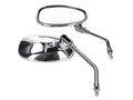 Set Oglinzi 101 Octane M8 Cromate Ovale Universal