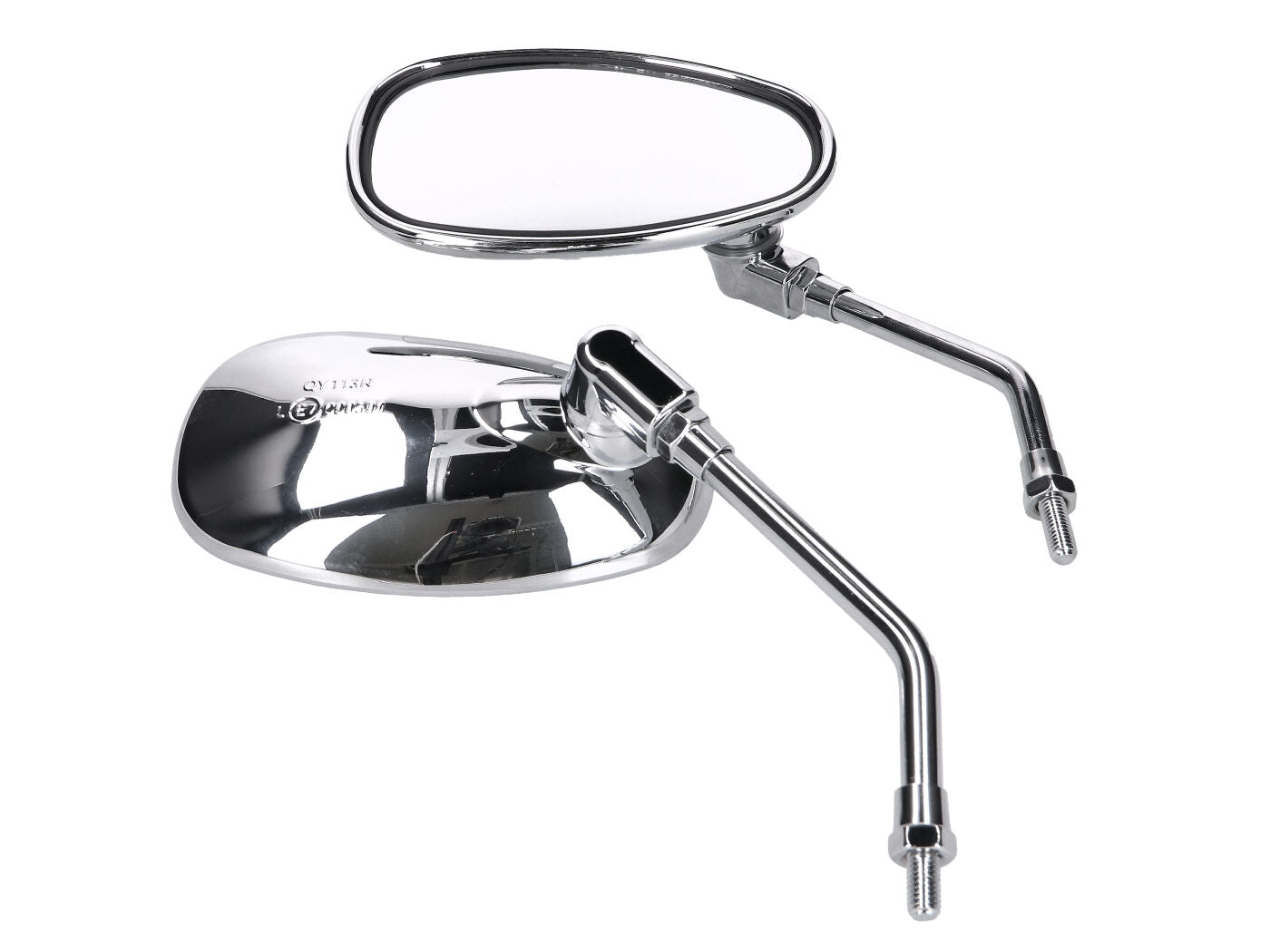 Set Oglinzi 101 Octane M8 Cromate Ovale Universal