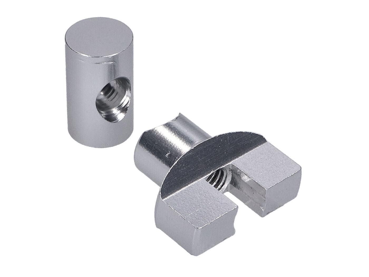 Set reglare cablu frână 101 Octane M6 aluminiu argintiu universal