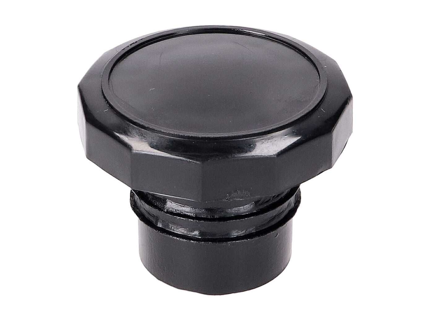 Capac rezervor 101 Octane plastic negru pentru Puch Maxi, Zündapp, Hercules