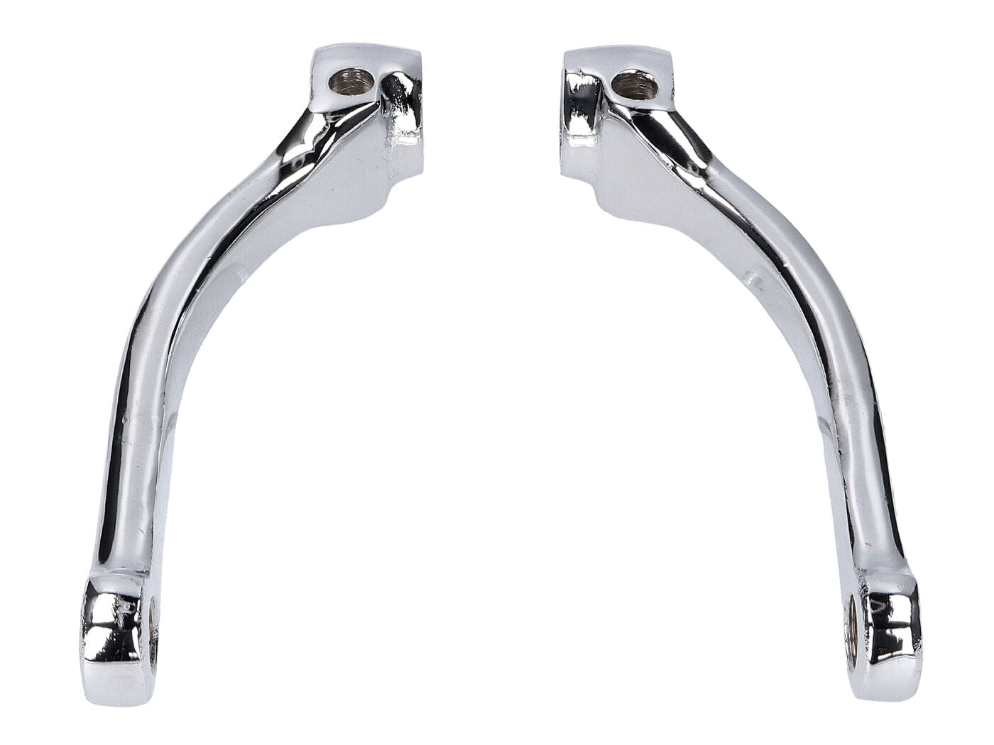 Set manivelă pedalier 101 Octane cromat universal pentru moped