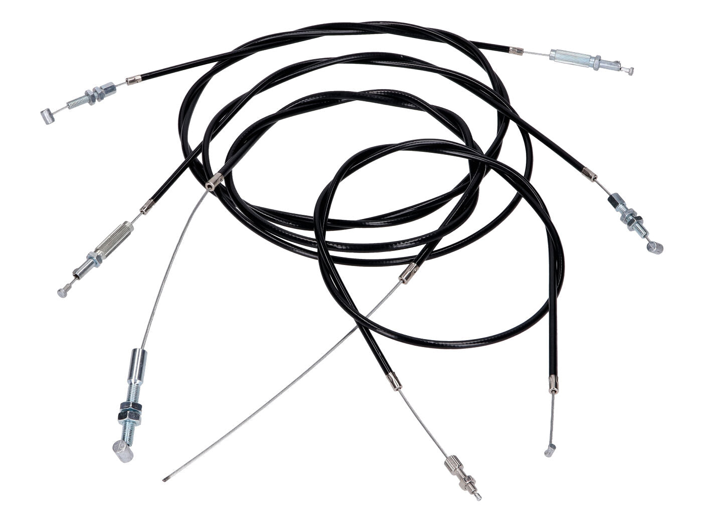 Set cabluri 101 Octane (cablu accelerație, frână față, frână spate, ambreiaj) pentru Puch Maxi S/N E50