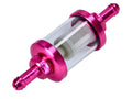 Filtru combustibil 101 Octane roz demontabil 7mm universal