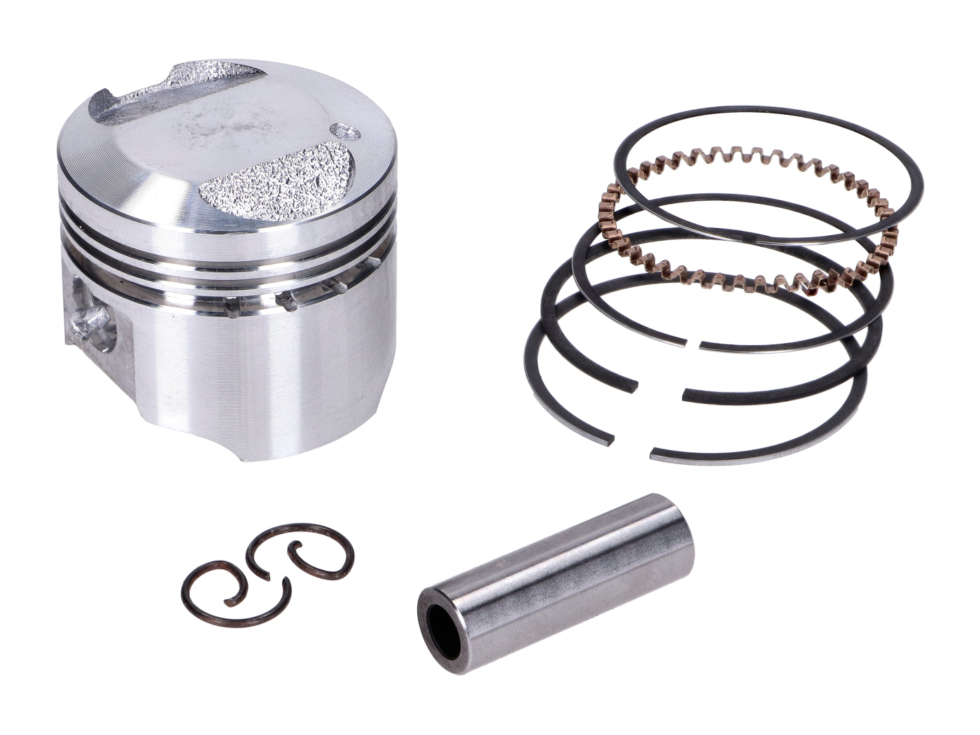 Set piston 101 Octane 50cc 39mm pentru Peugeot Kisbee 50 4T, Django 50 4T