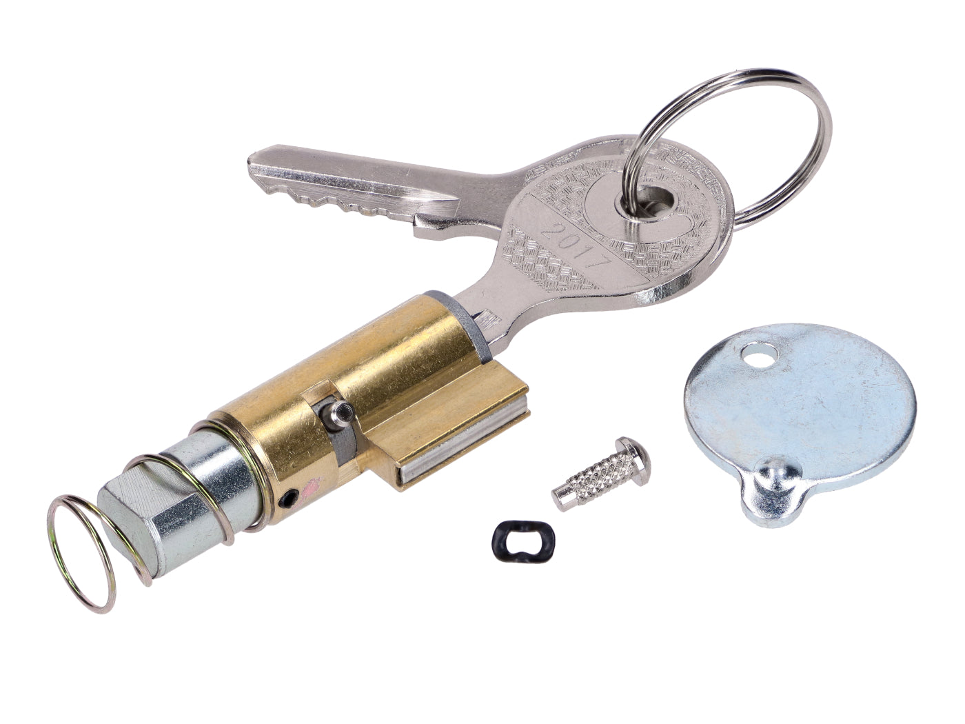 Încuietoare direcție 101 Octane 12mm cu 2 chei pentru moped și mokick