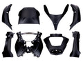 Kit carenaj 101 Octane 8 piese negru pentru Piaggio MP3 125-500 2008-2012