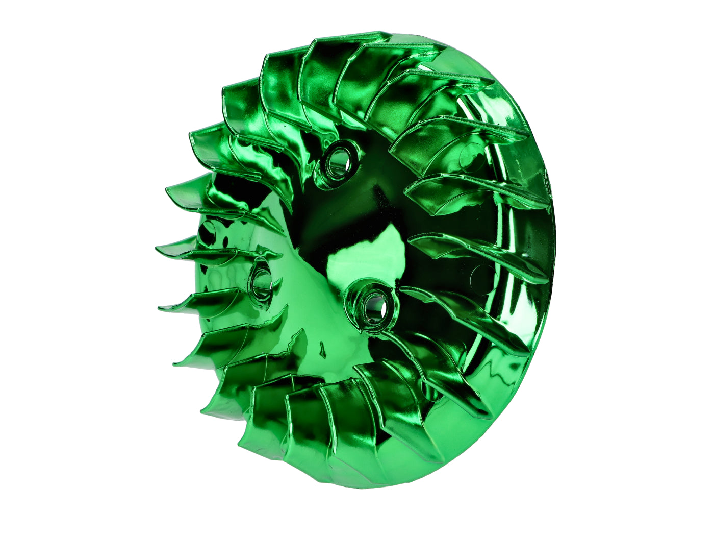Roată Ventilator 101 Octane Verde pentru Minarelli orizontal, Keeway, CPI, 1E40QMB