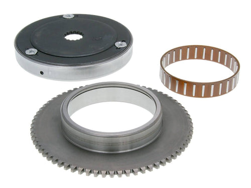 Ansamblu ambreiaj demaror 101 Octane cu coroană dințată și rulment cu ace 16mm pentru Generic, Keeway, Explorer, CPI și alte modele