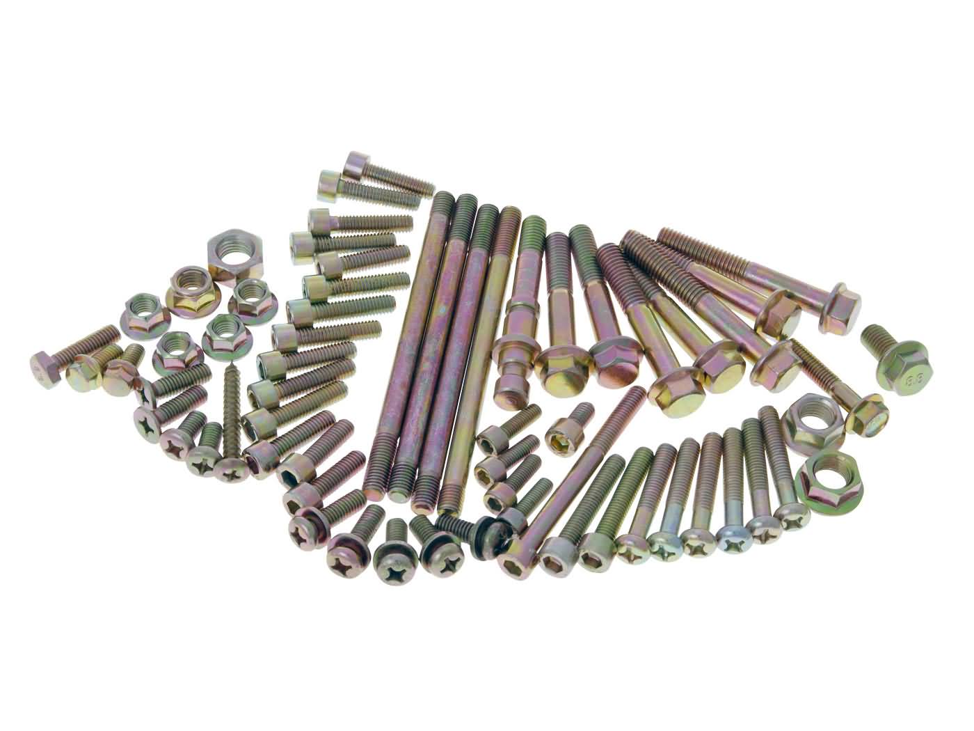 Set șuruburi motor 101 Octane pentru scutere China 2T, Generic, Keeway, CPI, Explorer și alte mărci