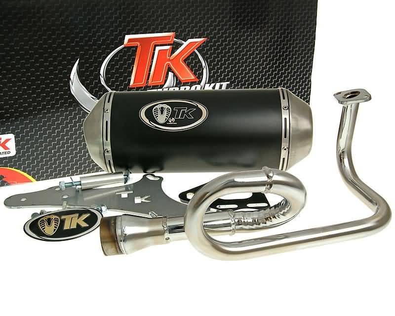 Eșapament Racing Scuter Turbo Kit GMax 4T pentru GY6 139QMB 50cc 4T Flex Tech, Baotian, Znen, Huatian, Nova Motors și alte mărci