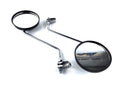 Oglindă rotundă 110mm cu colier 22mm pentru Kreidler, Simson, Hercules, Puch și alte modele