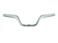 Ghidon motocicletă cromat 22mm 610mm 120mm pentru Zündapp KS 80, CS 50, Puch Monza, Maxi, Kreidler Florett și alte modele